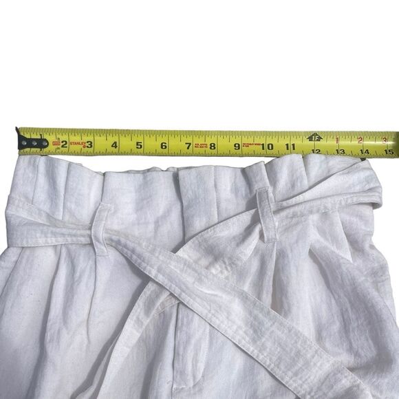 A New Day Womens High Rise Paperbag Ankle Pants Cream Size Medium - Picture 12 of 12